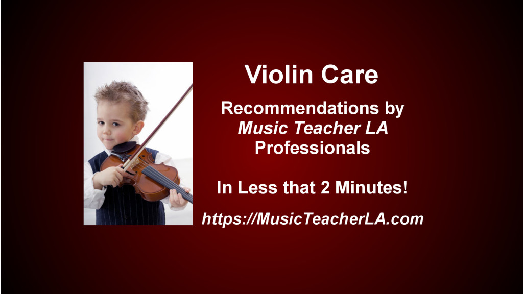 Violin Care p1