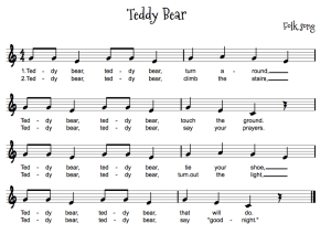 teddy bear song