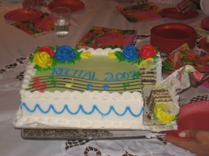 cake 2nd recital
