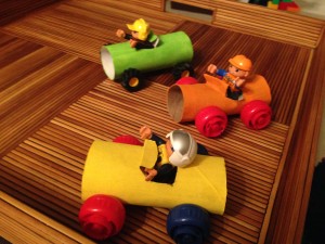 Art project with children- making cars