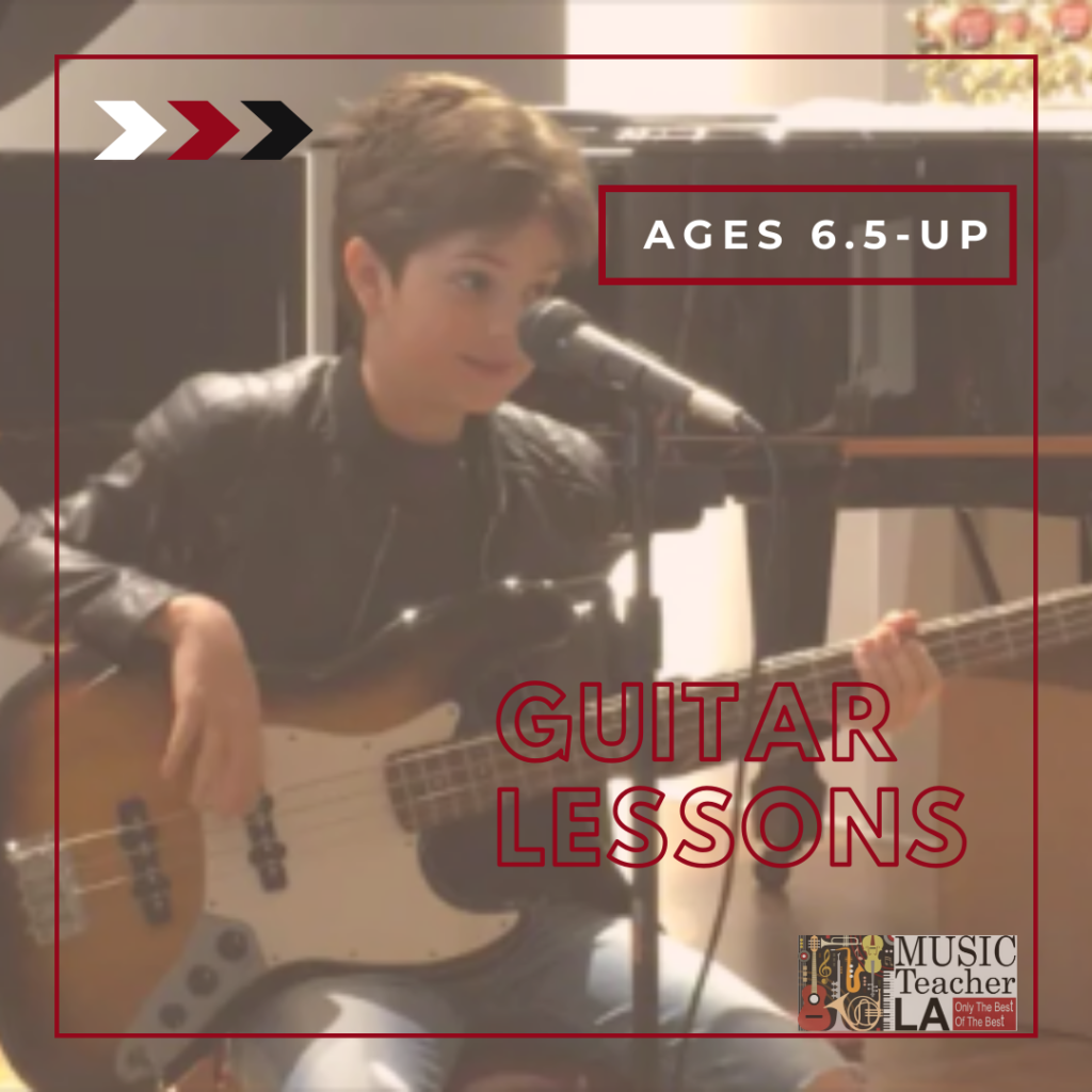 Los Angeles In-Home Guitar Lessons for Kids and Adult Beginners