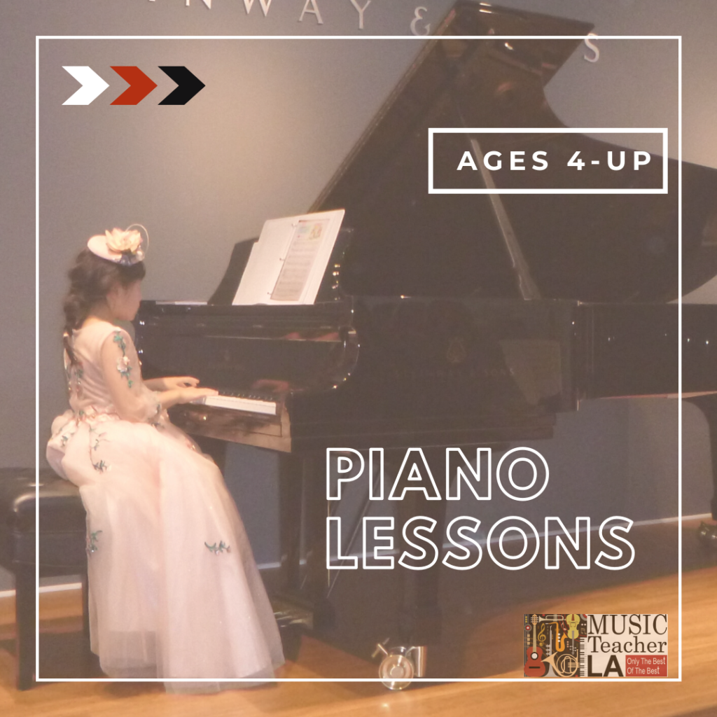 Los Angeles In-Home Piano Lessons for Kids and Adult Beginners