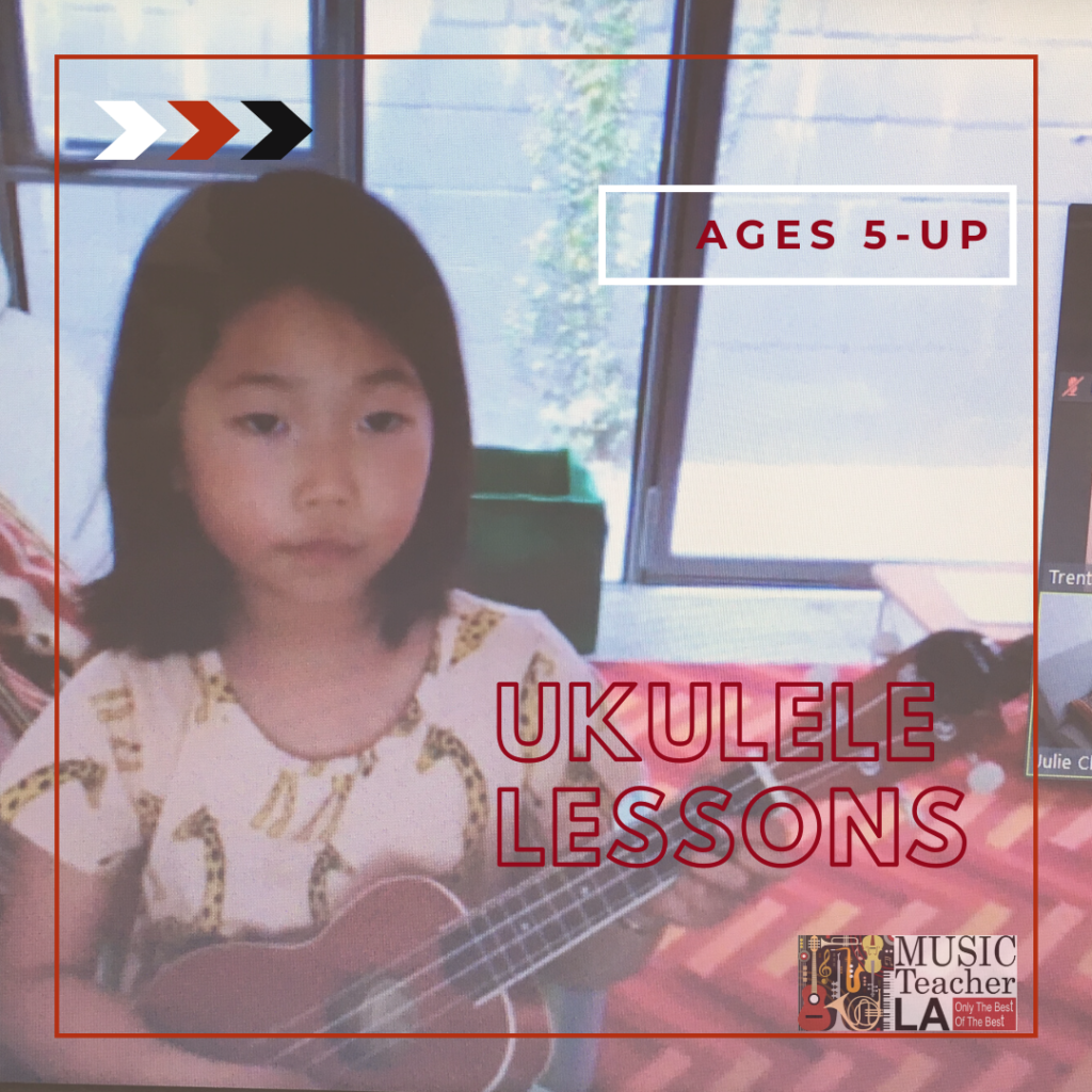Los Angeles In-Home ukulele lessons for Kids and Adult Beginners