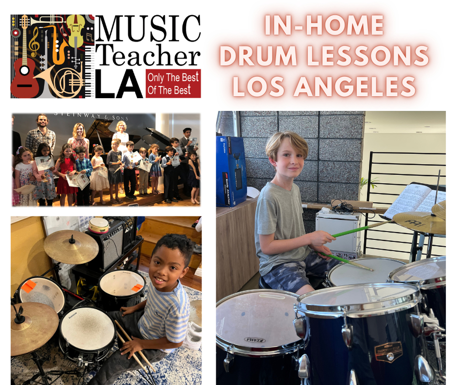 Drum lessons Los Angeles with Music Teacher LA