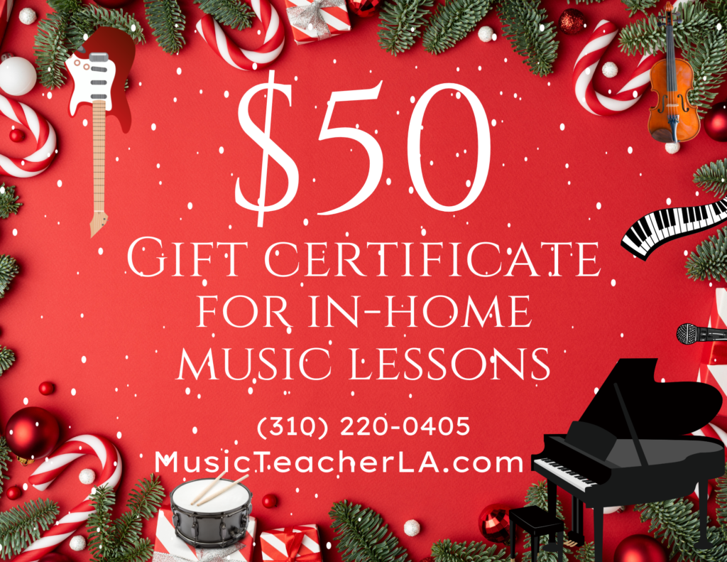 Best in Los Angeles Since 1991! In-Home Music Lessons - Piano, Voice, Guitar & More | Music Teacher LA