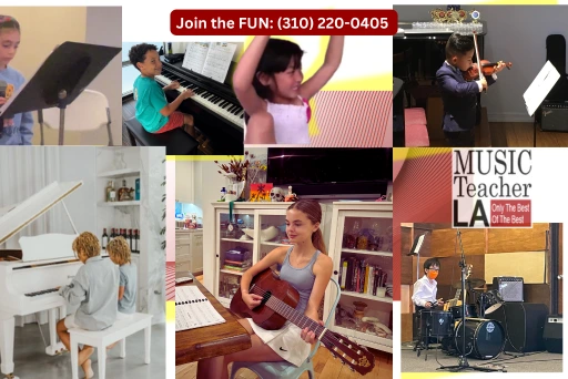 Motivate kids to practice music with expert in-home music lessons for kids, teens, adults in Los Angeles