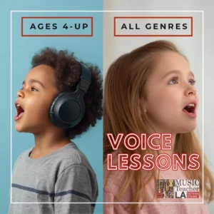 Expert Singing Lessons in Los Angeles for All Ages and Skills with Music Teacher LA